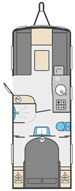Swift CHallenger 560 Floorplan